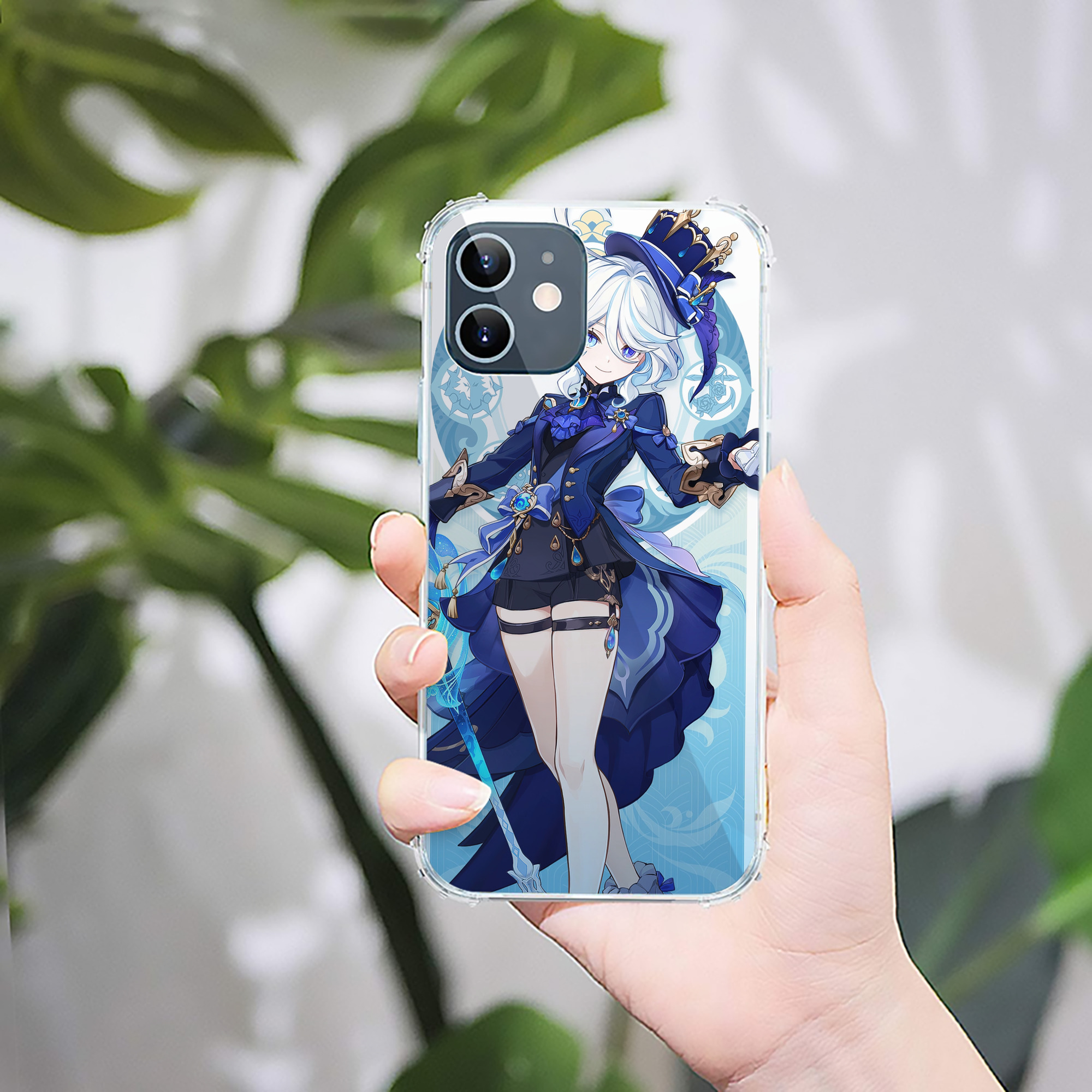 げんし神 genshin 【iPhone 12シリーズ対応】透明スマホケース（クリアソフトケース）